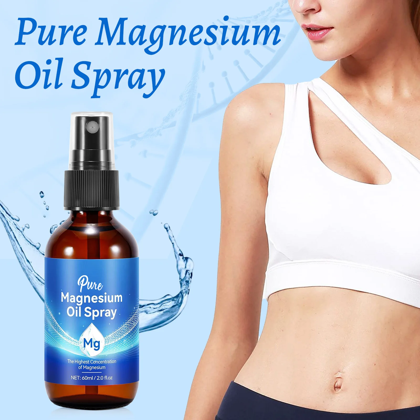 Magnesium Oil Spray 60ml Muscl - đánh giá và giá Bath Salts Magnesium