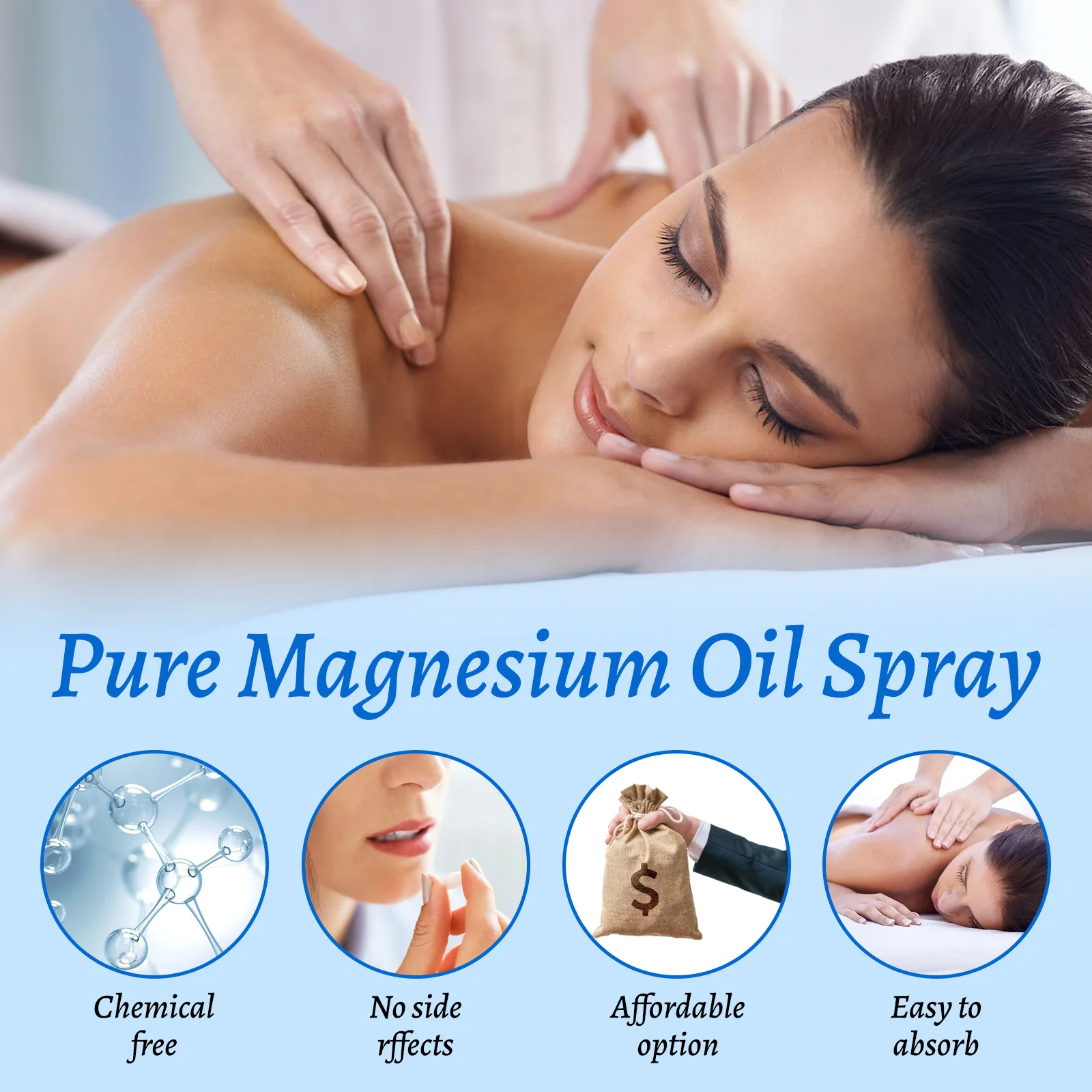 Magnesium Oil Spray 60ml Muscl - đánh giá và giá Bath Salts Magnesium