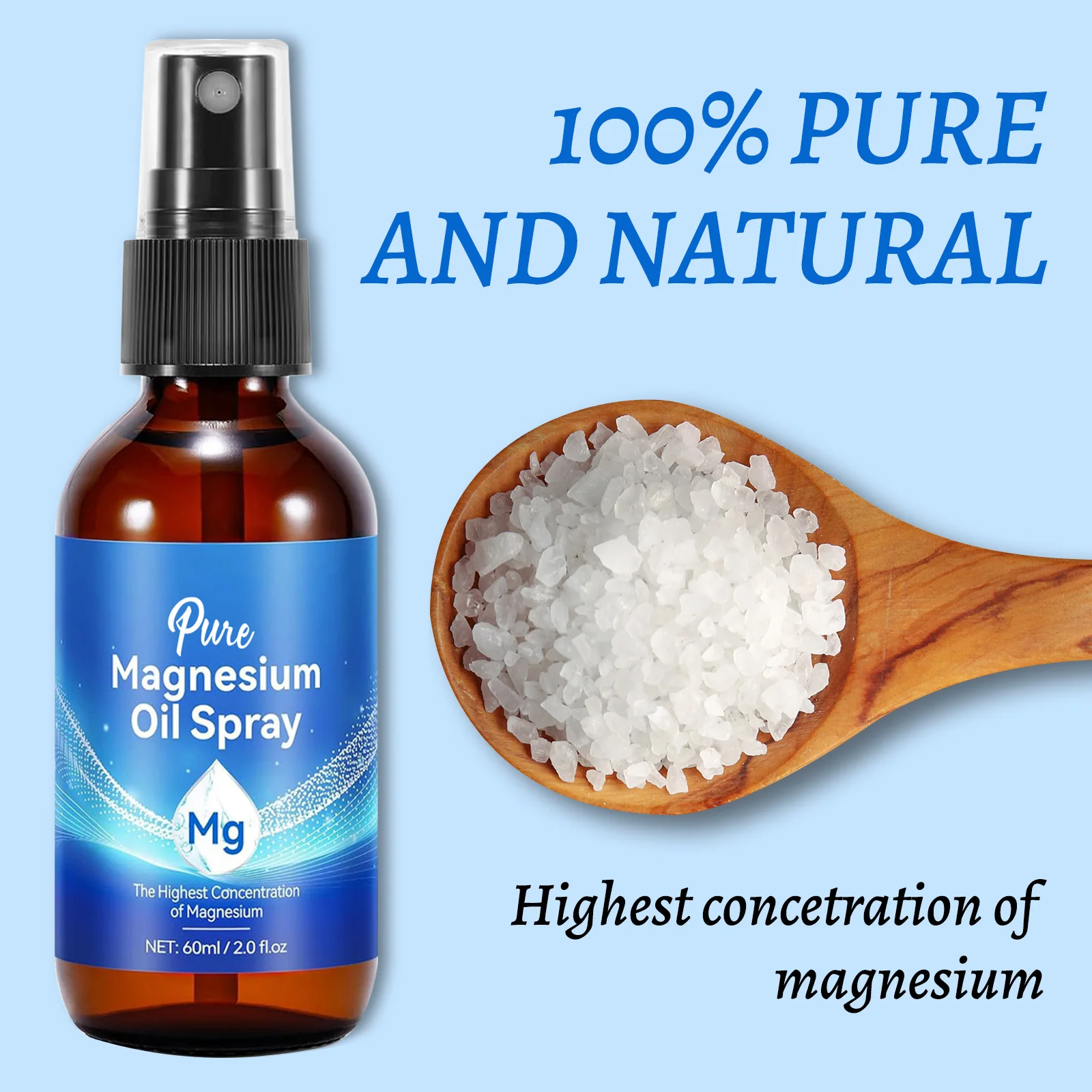 Magnesium Oil Spray 60ml Muscl - đánh giá và giá Bath Salts Magnesium