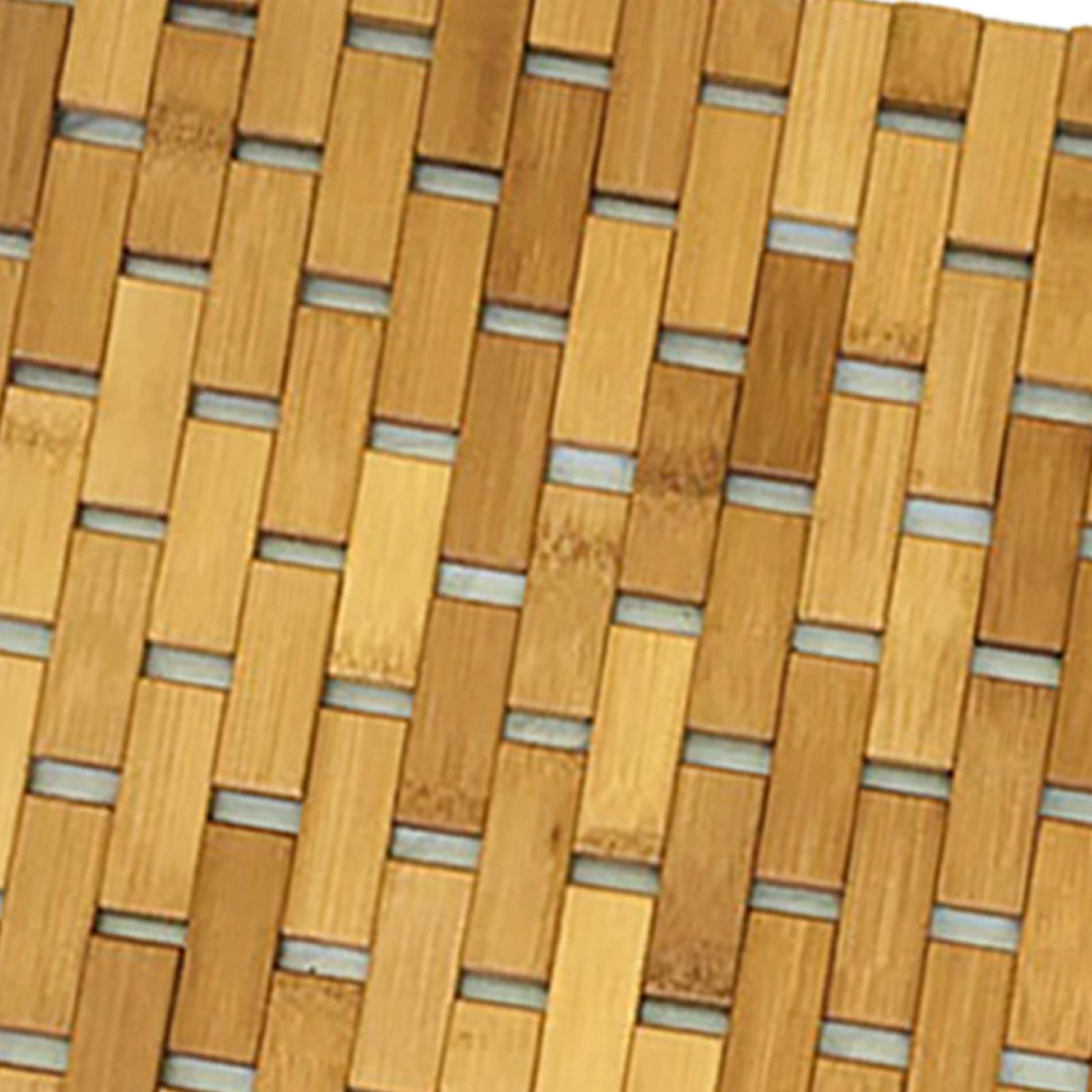 Non Slip Bamboo Wood Bathroom  - đánh giá và giá Bamboo Bath Mat