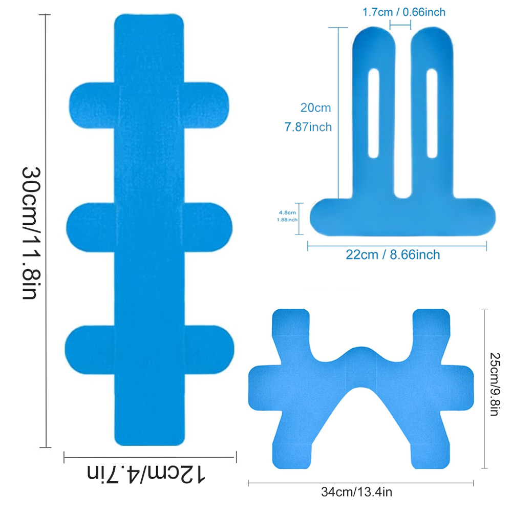 10PCS Precut Kinesiology Tape  - đánh giá và giá Sports Taping Precut