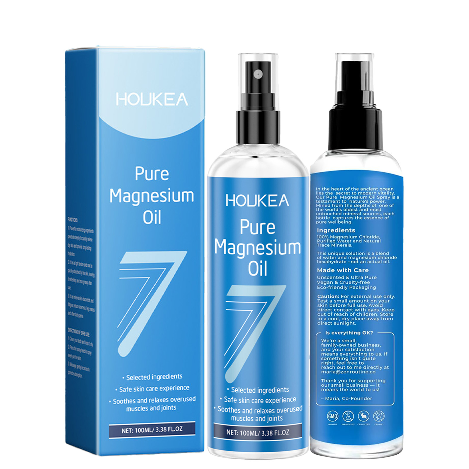 Pure Magnesium Oil Spray Grade - đánh giá và giá Bath Salts Magnesium