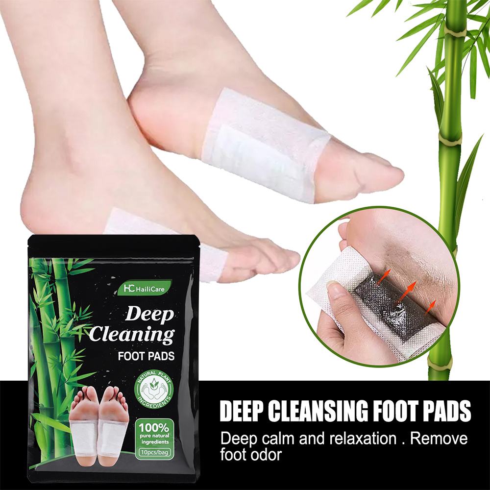 10pcs Mugwort Bamboo Charcoal  - đánh giá và giá Detox Foot Patch