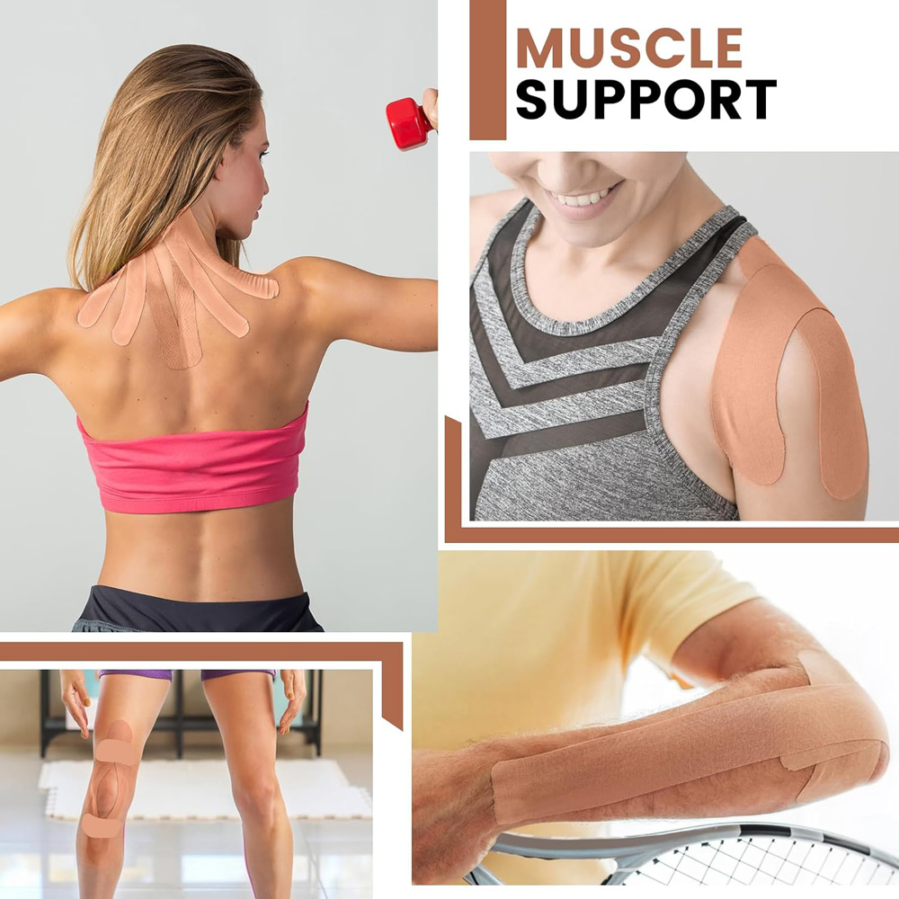 5 Roll Kinesiology Tape Precut - đánh giá và giá Sports Taping Precut