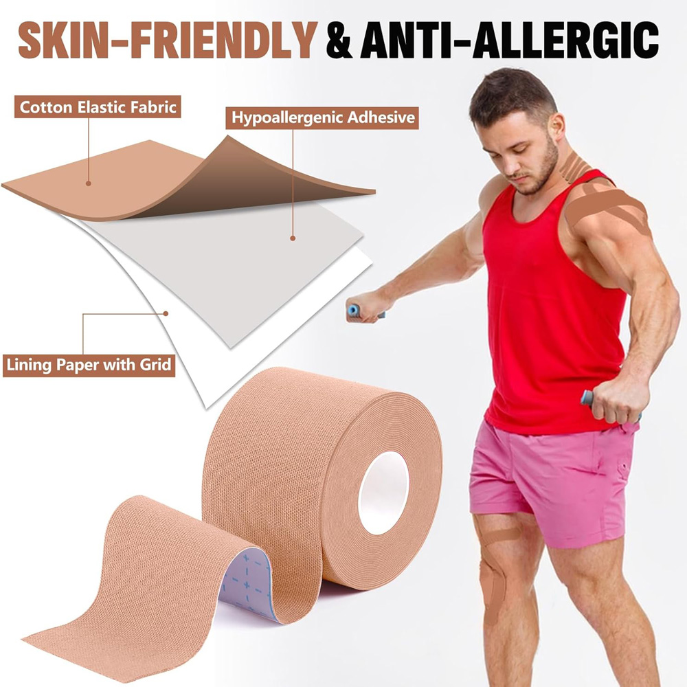 5 Roll Kinesiology Tape Precut - đánh giá và giá Sports Taping Precut