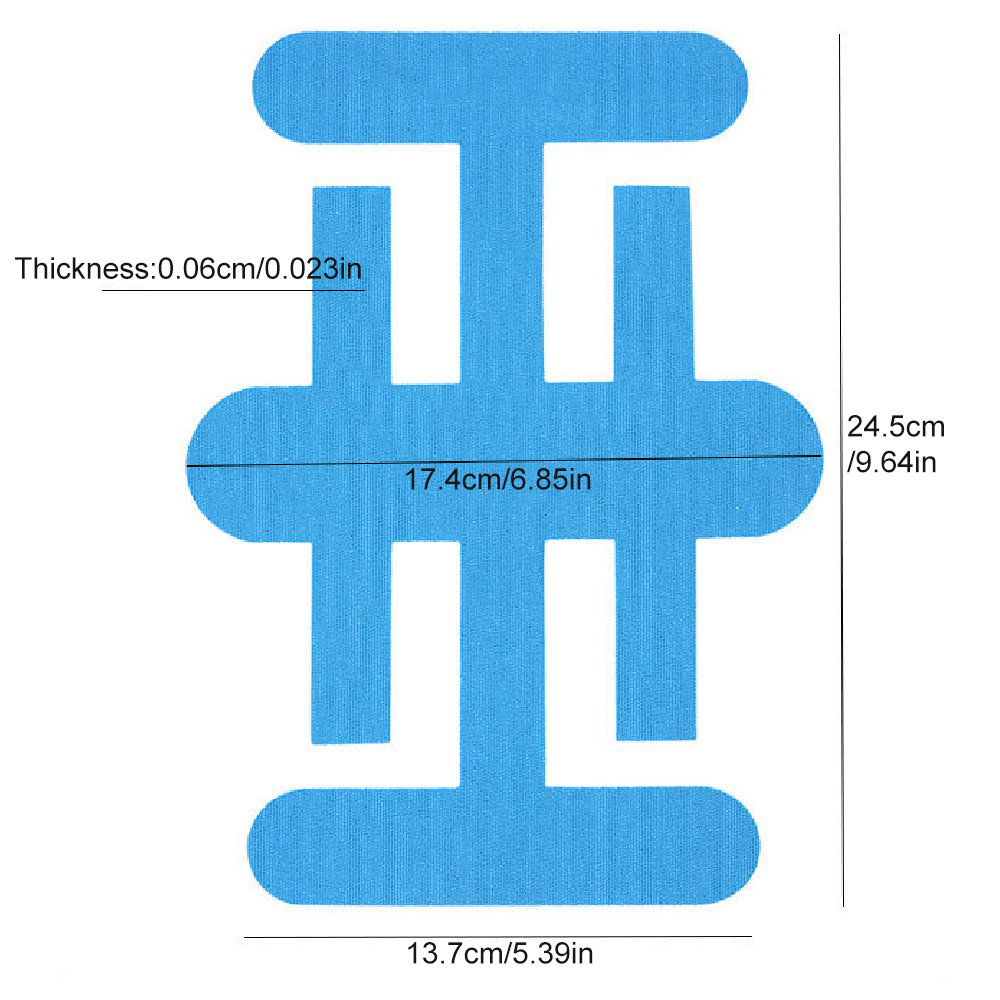 10PCS Precut Knee Kinesiology  - đánh giá và giá Sports Taping Precut