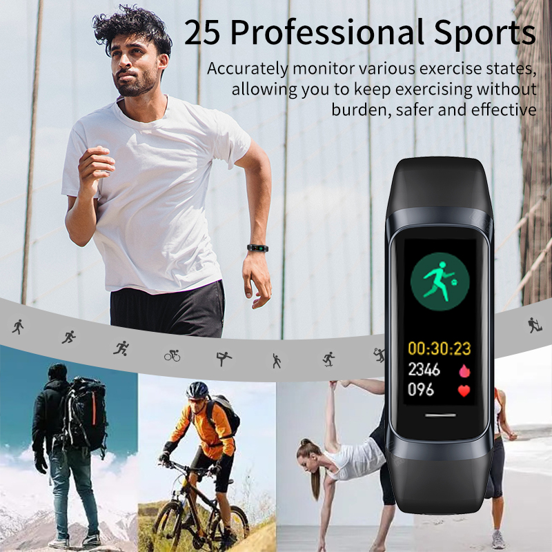LIGE 1.1 Inch Amoled Heart Rat - đánh giá và giá Health Wellness Bracelet