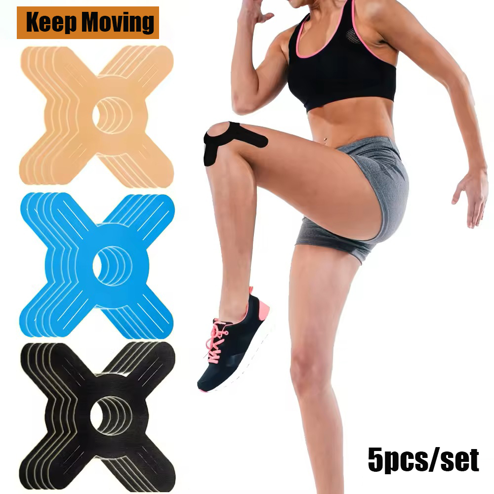5Pcs Pre-Cut Kinesiology Tape  - đánh giá và giá Sports Taping Precut