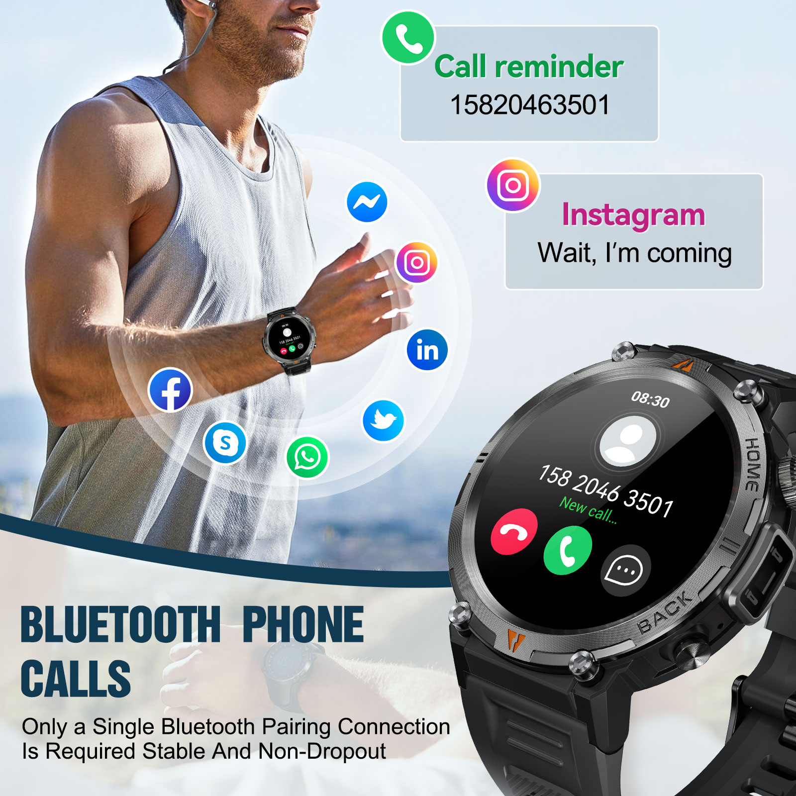 EIGIIS KE3 Bluetooth Call Smar - đánh giá và giá Health Wellness Bracelet