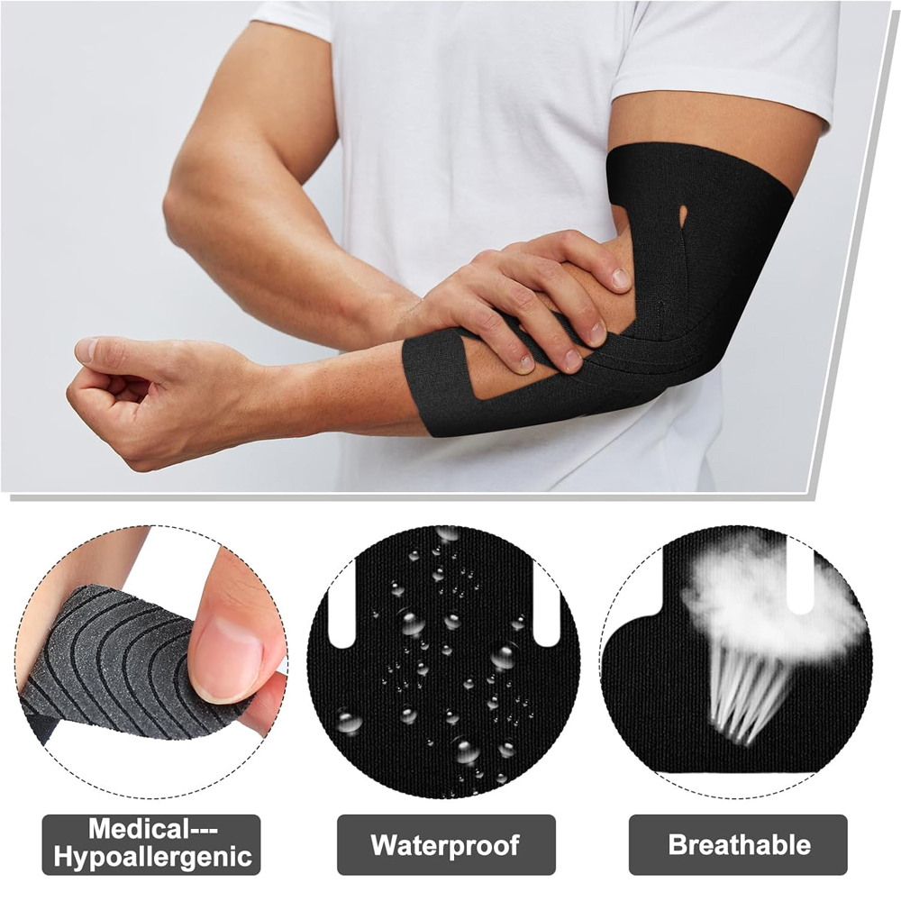 5PCS Precut Kinesiology Tape f - đánh giá và giá Sports Taping Precut