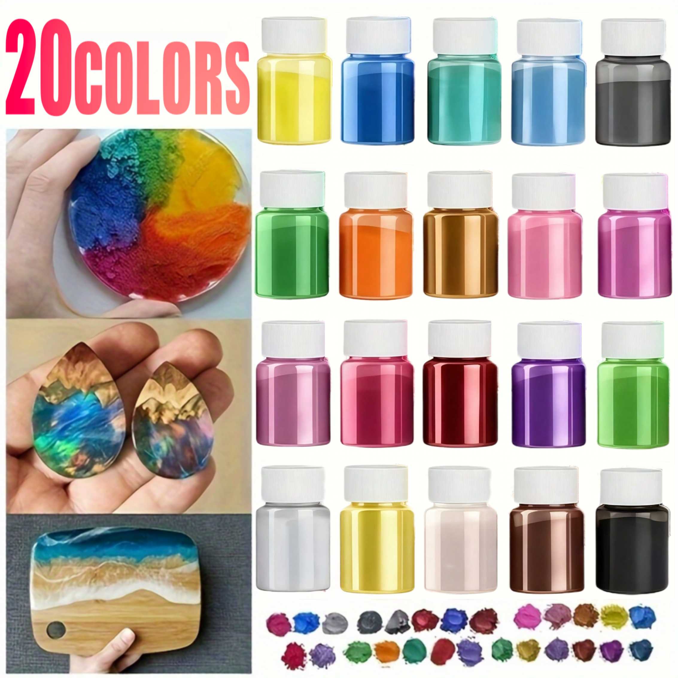 20 Colors 20ml Pack Epoxy Resi - đánh giá và giá Bath Salts Magnesium