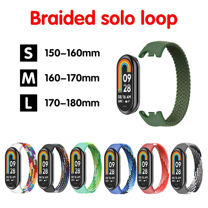 Strap for Mi band 7 8 6 5 Nylo - đánh giá và giá Health Wellness Bracelet